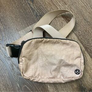 Lululemon dusty rose belt bag